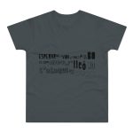 Camiseta hombre punto liso - Gris oscuro - Lleó vegà