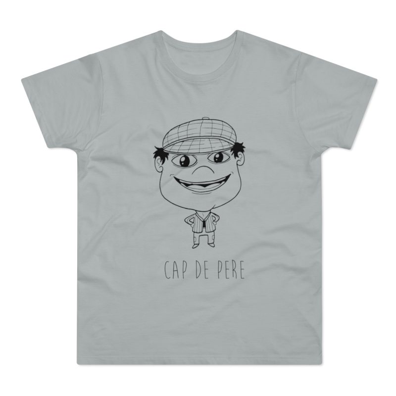 Camiseta hombre punto liso - Gris Pacifico - Camiseta unisex Cap de Pere Cans