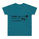 Camiseta hombre punto liso - Azul diva - Lleó vegà