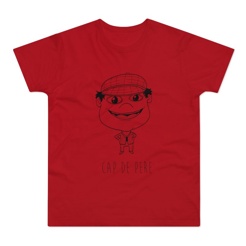 Camiseta hombre punto liso - Rojo - Camiseta unisex Cap de Pere Cans
