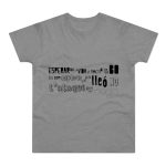 Camiseta hombre punto liso - Gris deportivo jaspeado - Lleó vegà