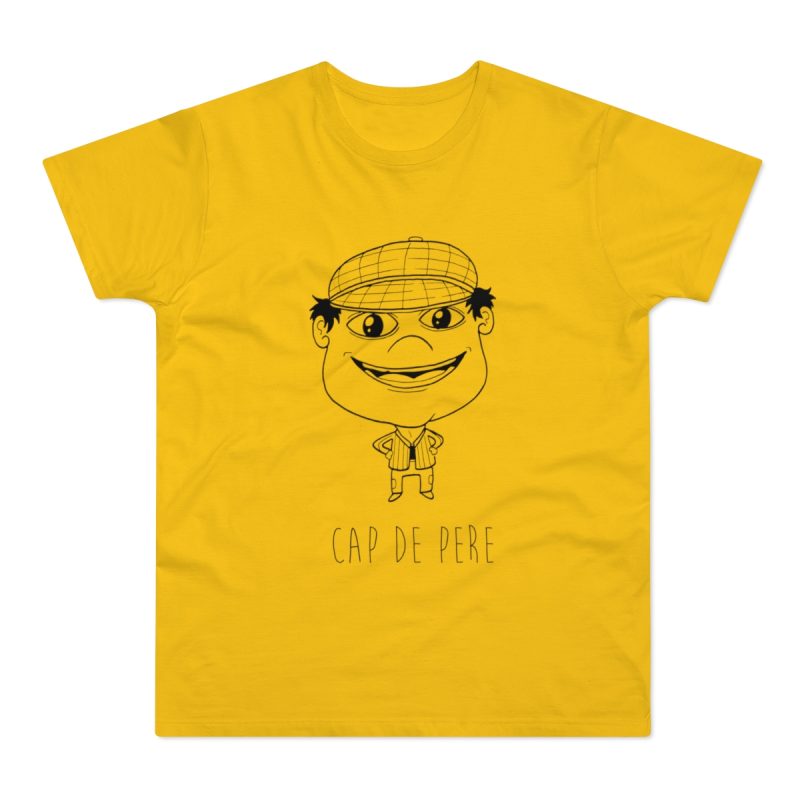 Camiseta hombre punto liso - Amarillo dorado - Camiseta unisex Cap de Pere Cans