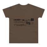 Camiseta hombre punto liso - Marron chocolate - Lleó vegà