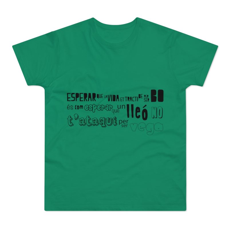 Camiseta hombre punto liso - Verde Kelly - Lleó vegà