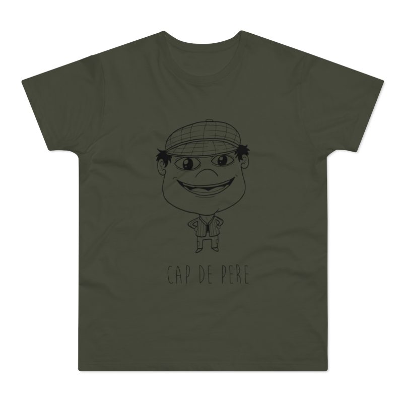 Camiseta hombre punto liso - Caqui urbano - Camiseta unisex Cap de Pere Cans