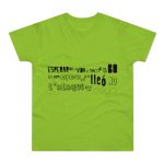 Camiseta hombre punto liso - Verde orquidea - Lleó vegà