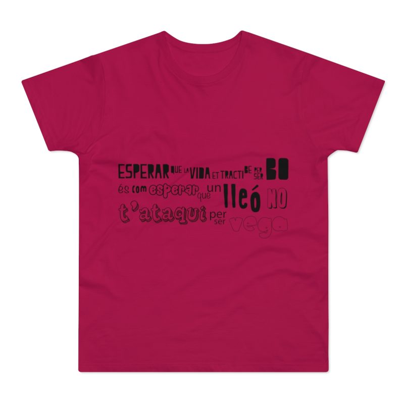 Camiseta hombre punto liso - Sorbete - Lleó vegà