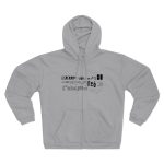 Sudadera capucha con cremallera premium - Gris jaspeado claro - Lleó vegà Sudadera capucha con cremallera premium - Gris jaspeado claro - Lleó vegà