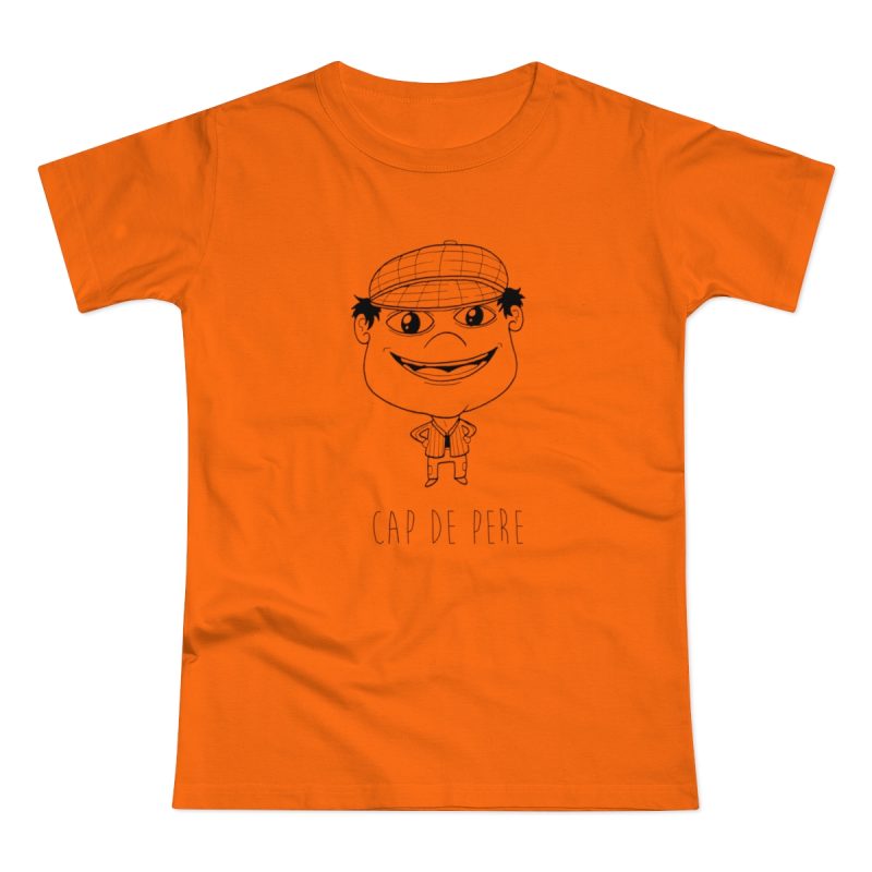 Camiseta mujer punto liso - Naranja - Camiseta unisex Cap de Pere Cans