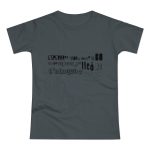 Camiseta mujer punto liso - Gris oscuro - Lleó vegà Camiseta mujer punto liso - Gris oscuro - Lleó vegà