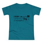 Camiseta mujer punto liso - Azul diva - Lleó vegà Camiseta mujer punto liso - Azul diva - Lleó vegà