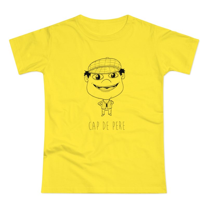 Camiseta mujer punto liso - Amarillo solar - Camiseta unisex Cap de Pere Cans