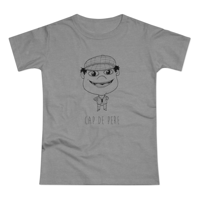 Camiseta mujer punto liso - Gris deportivo jaspeado - Camiseta unisex Cap de Pere Cans