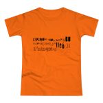 Camiseta mujer punto liso - Naranja - Lleó vegà Camiseta mujer punto liso - Naranja - Lleó vegà