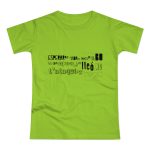 Camiseta mujer punto liso - Verde orquidea - Lleó vegà Camiseta mujer punto liso - Verde orquidea - Lleó vegà