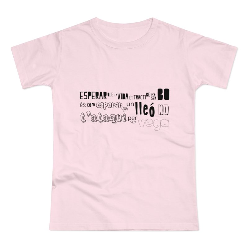 Camiseta mujer punto liso - Rosa orquidea - Lleó vegà