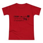 Camiseta mujer punto liso - Rojo - Lleó vegà Camiseta mujer punto liso - Rojo - Lleó vegà