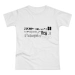 Camiseta mujer punto liso - Blanco - Lleó vegà Camiseta mujer punto liso - Blanco - Lleó vegà
