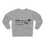 Sudadera cuello redondo premium - Gris jaspeado claro - Lleó vegà
