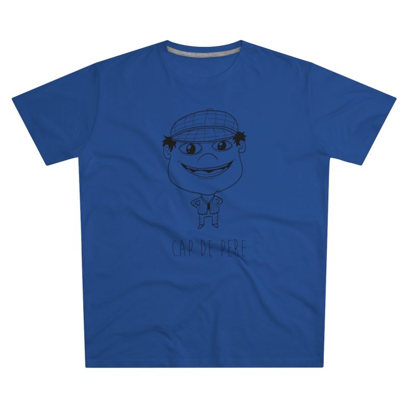 Camiseta hombre corte moderno - Azul royal intenso - Camiseta unisex Cap de Pere Cans