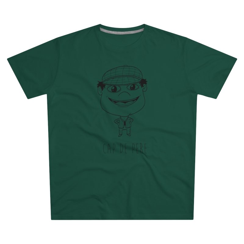 Camiseta hombre corte moderno - Verde botella - Camiseta unisex Cap de Pere Cans