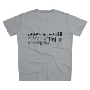 Camiseta hombre corte moderno - Gris Oxford claro - Lleó vegà