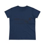 Camiseta mujer algodon medio - Azul marino - Lleó vegà Camiseta mujer algodon medio - Azul marino - Lleó vegà