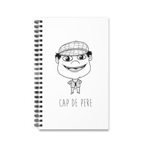 Cuaderno de espiral - Camiseta unisex Cap de Pere Cans
