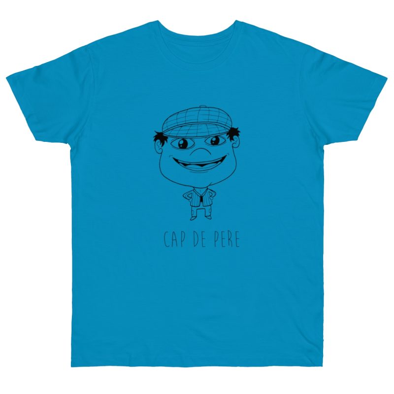 Camiseta punto liso - Azul atolon - Camiseta unisex Cap de Pere Cans