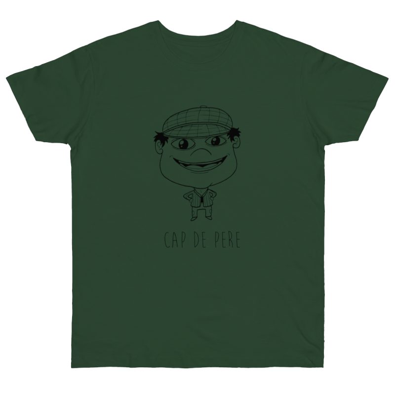 Camiseta punto liso - Verde botella - Camiseta unisex Cap de Pere Cans