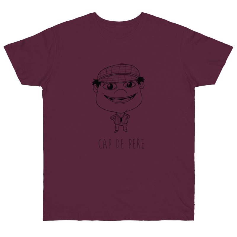 Camiseta punto liso - Burdeos - Camiseta unisex Cap de Pere Cans