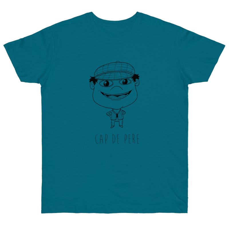 Camiseta punto liso - Azul diva - Camiseta unisex Cap de Pere Cans