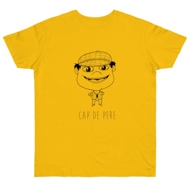 Camiseta punto liso - Amarillo dorado - Camiseta unisex Cap de Pere Cans