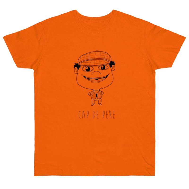 Camiseta punto liso - Naranja - Camiseta unisex Cap de Pere Cans