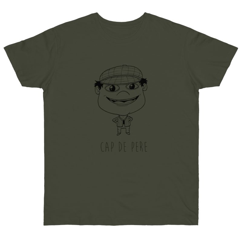 Camiseta punto liso - Caqui urbano - Camiseta unisex Cap de Pere Cans