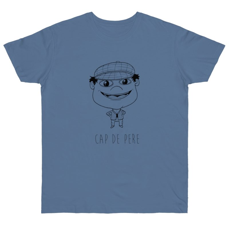 Camiseta punto liso - Azul vaquero - Camiseta unisex Cap de Pere Cans