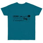 Camiseta punto liso - Azul diva - Lleó vegà