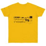 Camiseta punto liso - Amarillo dorado - Lleó vegà