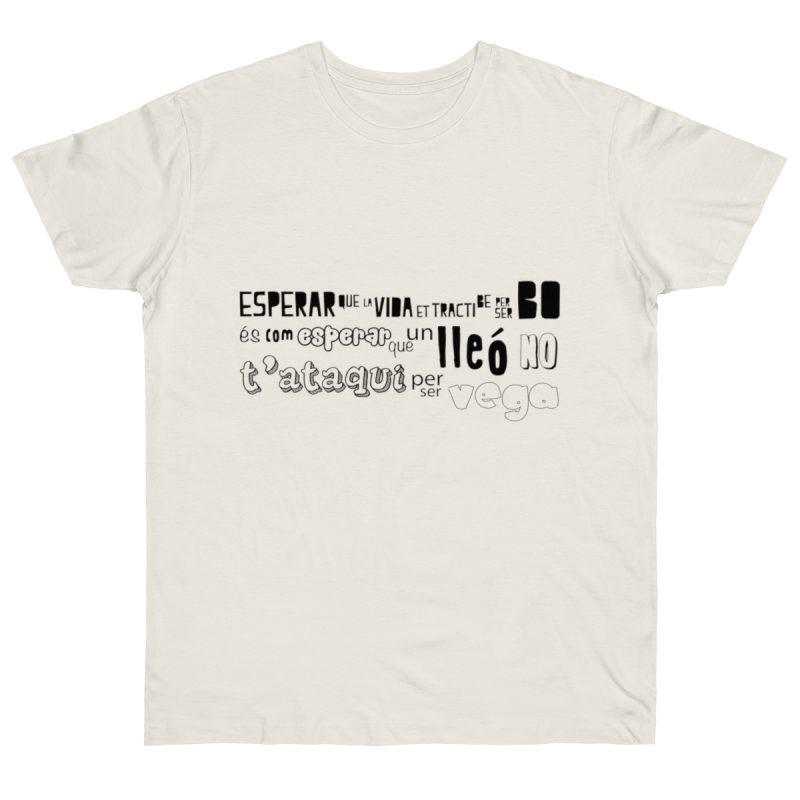 Camiseta punto liso - Natural - Lleó vegà