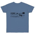Camiseta punto liso - Azul vaquero - Lleó vegà