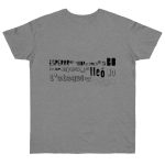 Camiseta punto liso - Gris deportivo jaspeado - Lleó vegà