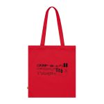 Bolsa de algodon organico - Rojo clasico - Lleó vegà