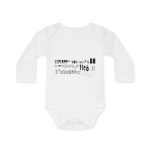 Body bebe manga larga organico - Blanco - Lleó vegà