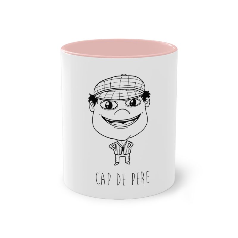 Taza bicolor - Rosa - Camiseta unisex Cap de Pere Cans
