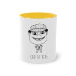 Taza bicolor - Amarillo dorado - Camiseta unisex Cap de Pere Cans