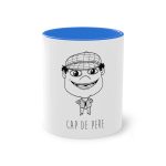 Taza bicolor - Azul Cambridge - Camiseta unisex Cap de Pere Cans