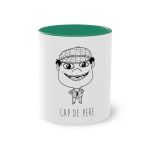 Taza bicolor - Verde oscuro - Camiseta unisex Cap de Pere Cans