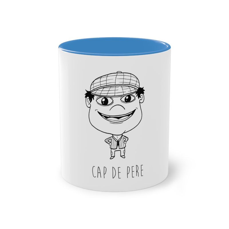 Taza bicolor - Azul claro - Camiseta unisex Cap de Pere Cans