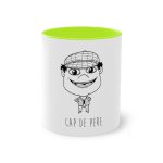 Taza bicolor - Verde claro - Camiseta unisex Cap de Pere Cans