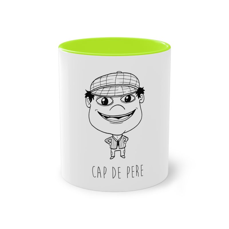 Taza bicolor - Verde claro - Camiseta unisex Cap de Pere Cans